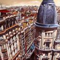 <strong>Madrid</strong> <br />114 x 195 cm <br /> Technique mixte sur toile