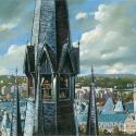 <strong>Notre Dame du Luxembourg</strong> <br />130 x 89 cm <br /> Technique mixte sur toile