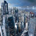 <strong>Wanchai</strong> <br />146 x 162 cm <br /> Technique mixte sur toile