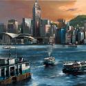 <strong>Hong Kong Boy</strong> <br />116 x 81 cm <br /> Technique mixte sur toile