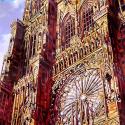 <strong>Les anges ont les ailes vertes</strong> <br />188 x 120 cm <br /> Technique mixte sur toile