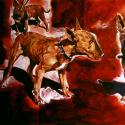 <strong>Virus</strong> <br />165 x 114 cm <br /> Technique mixte sur toile