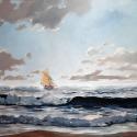 <strong>Harisson Island</strong> <br />200 x 150 cm <br /> Technique mixte sur toile