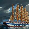 <strong>Terre</strong> <br />120 x 60 cm <br /> Technique mixte sur toile