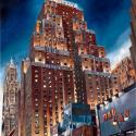 <strong>New Yorker</strong> <br />89 x 130 cm <br /> Technique mixte sur toile