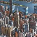 <strong>Roosevelt Island</strong> <br />89 x 130 cm <br /> Technique mixte sur toile