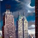 <strong>Carnegie Hall</strong> <br />50 x 150 cm <br /> Technique mixte sur toile
