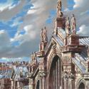 <strong>Gare du Nord</strong> <br />130 x 89 cm <br /> Technique mixte sur toile