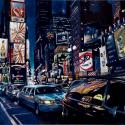 <strong>Night at Broadway 2</strong> <br />146 x 97 cm <br /> Technique mixte sur toile